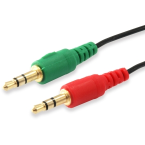 Equip Audiokabel Splitter 3.5mm 2x St/1x Bu