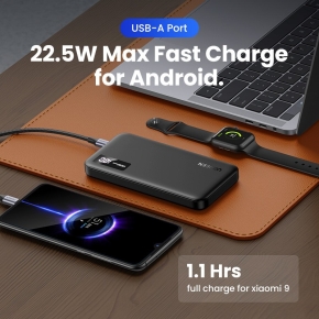 10000mAh Two-way Fast Charging Powerbank Black