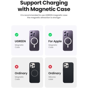 10000mAh Mini Powerbank Wireless 20W with MagSafe white