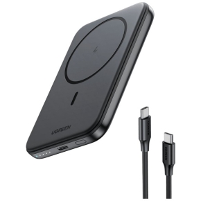 5000mAh Mini Powerbank Wireless 15W with MagSafe white