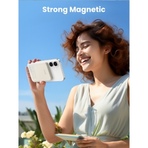 5000mAh Mini Powerbank Wireless 15W with MagSafe white
