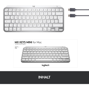 Logitech MX Keys Mini MAC - Tastatur Hintergrundbeleuchtung
