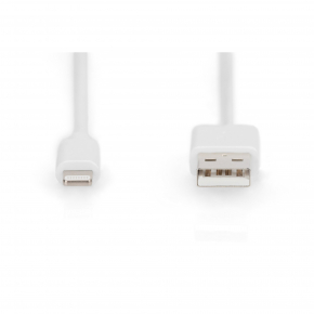 USB > Lightning (ST-ST) 1m Digitus White
