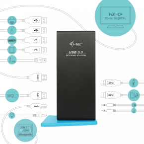 D i-tec USB 3.0 Dual HDMI Docking Station