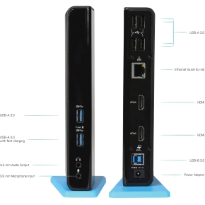 D i-tec USB 3.0 Dual HDMI Docking Station