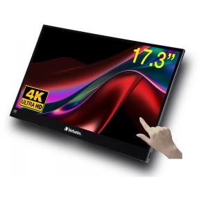 Verbatim PMT-17 4K Portable Touchscreen Monitor 17.3 4K UHD