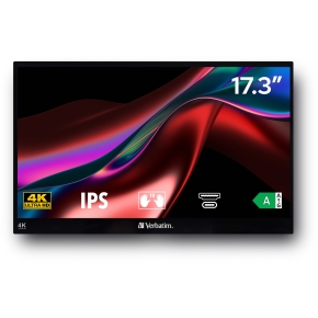 Verbatim PMT-17 4K Portable Touchscreen Monitor 17.3 4K UHD