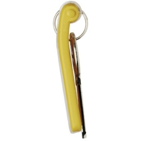 DURABLE Schlüsselanhänger Key Clip 6 Stück gelb