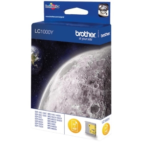 Brother Tinte LC-1000Y Gelb bis zu 400 Seiten nach ISO 24711