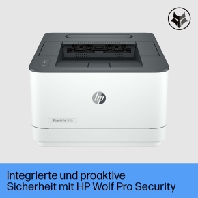 L HP LaserJet Pro 3002dn S/W-Laserdrucker A4 33S./Min. LAN Duplex