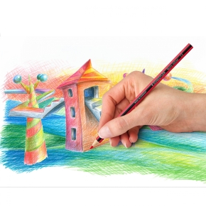 STAEDTLER Buntstift Noris colour 185 Farbstift 12er