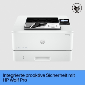 L HP LaserJet Pro 4002dw S/W-Laserdrucker 40S./Min. A4 LAN WLAN Duplex