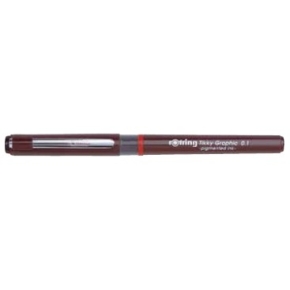ROTRING Feinfaserschreiber Tikky Graphic 0.5mm Schwarz 1 Stk