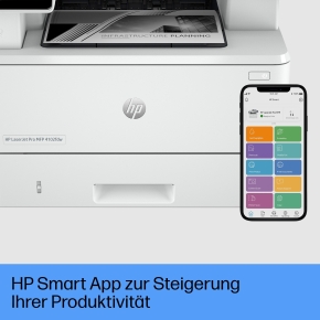 L HP LaserJet Pro MFP 4102FDW S/W-Laserdrucker 4in1 40S./Min. A4 LAN WLAN ADF Duplex