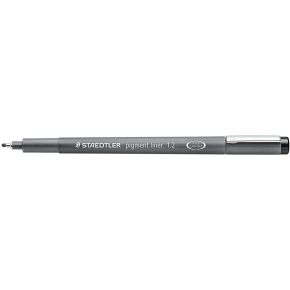STAEDTLER pigment liner 1.2mm schwarz 10 Stück