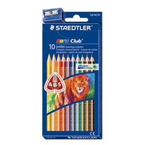 STAEDTLER Noris Club Jumbo Buntstifte 10er-Set retail
