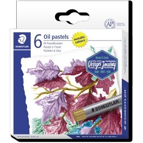 STAEDTLER Design Journey Ölpastelkreide Set metallic 6er retail