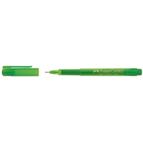 FABER-CASTELL Faserschreiber Broadpen Doc hellgrün 10er