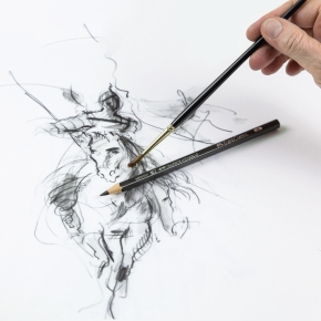 FABER-CASTELL Aquarellbleistift Graphite Aquarelle BK