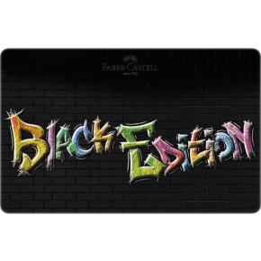 FABER-CASTELL Buntstifte Black Edition 36er Metalletui