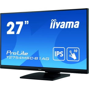 68,6cm/27 (1920x1080) iiyama ProLite T2754MSC-B1AG 16:9 FHD IPS Touch 4ms 60Hz HDMI VGA USB VESA Speaker Black