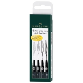 FABER-CASTELL Tuschestift Pitt Artist Pen Farbe 199 4x