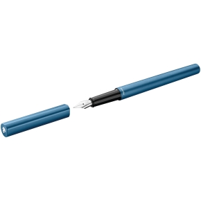 Pelikan Füllhalter Ineo Element P6 Metall-Etui Petrol-Blau