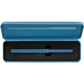 Pelikan Füllhalter Ineo Element P6 Metall-Etui Petrol-Blau