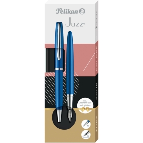Pelikan Füller&Kugelschreiber Jazz Noble Elegance Saphire Bl Geschenkbox