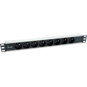 Equip Steckdosenleiste 19(1HE)8fach CEE7/7 1.8m Kabl.(Fr)si