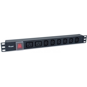 Equip Steckdosenleiste 19(1HE)8fach IEC C20 1.8m Alu. Sch