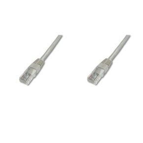 DIGITUS Patchkabel Cat5e U/UTP 2xRJ45 5.0m CCA grau Hebels. Polybeutel