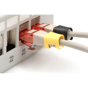 DIGITUS Farbclips für Patchkabel RJ45 100 Stk. gem.Farbe