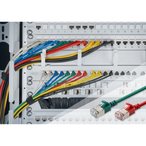 DIGITUS Patchkabel CAT 6A F/FTP Slim 3.00m gelb