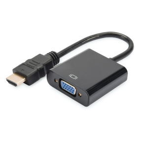 Digitus HDMI > VGA (ST-BU) Adapter Schwarz