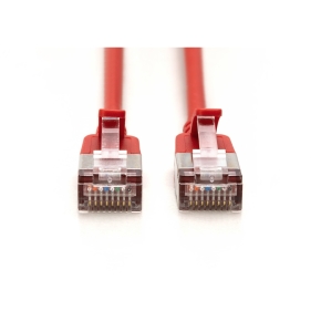 DIGITUS Patchkabel CAT 6A F/FTP Slim 0.50m rot