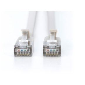 DIGITUS Patchkabel CAT 6A F/FTP Slim 0.30m grau