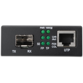 DIGITUS Medienkonverter Gigabit Ethernet RJ45/SFP