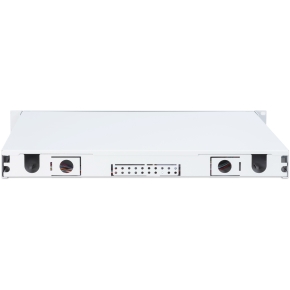 DIGITUS LWL Spleißbox 1HE bestückt 24x LC DX OS2 grau