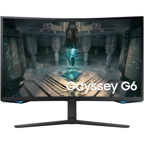 81,3cm/32 (2560x1440) Samsung Odyssey G6 S32BG650EU 16:9 1ms 2xHDMI DisplayPort VESA Pivot Speaker QHD 240Hz Curved Gaming Black