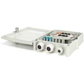DIGITUS FTTH Box bestückt OS2 12Fasern LC/PC