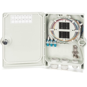 DIGITUS FTTH Box bestückt OS2 12Fasern LC/PC
