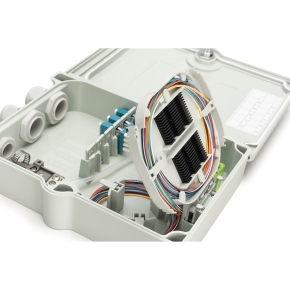 DIGITUS FTTH Box bestückt OS2 12Fasern LC/PC