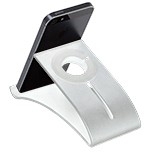 TERRATEC Tabletständer iTab Duo silber Aluminium