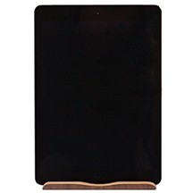 TERRATEC Tabletständer Holzeins braun Echtholz