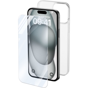 Cellularline Protection Kit iPhone 15 Clear