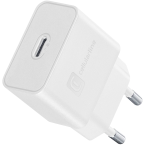 Cellularline USB Typ-C Super Fast Travel Charger 25W White