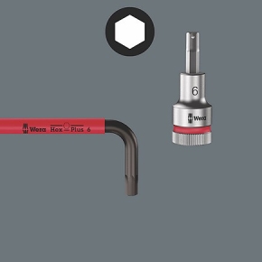 Wera 950/9 Hex-Plus Multicolour Imp 3 Winkelschlü.satz zöll