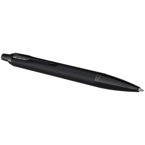 PARKER Kugelschreiber IM Achromatic Rings Black PVD M Blau Geschenkbox