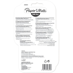 PAPER MATE Kugelschreiber InkJoy 100 Kappe 5er sw M 1.0mm Blister